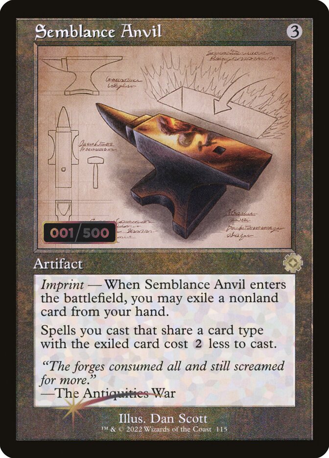 Semblance Anvil (Schematic) (Serial Numbered)