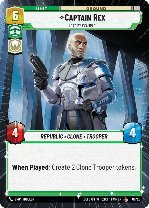 Captain Rex - Lead by Example (Hyperspace) - Star Wars Unlimited