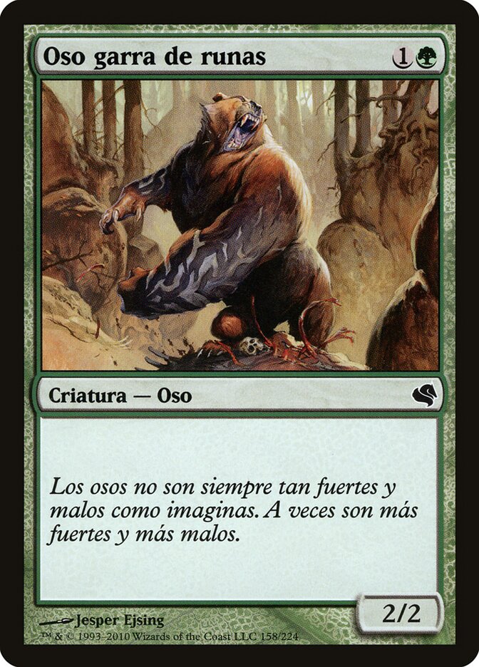 Runeclaw Bear (Spanish) - "Oso garra de runas"
