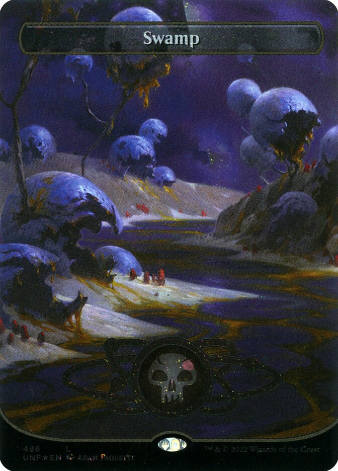 Swamp (488) (Borderless) (Galaxy Foil)