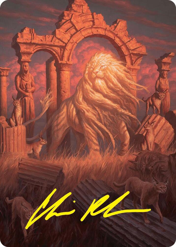 Arahbo, the First Fang Art Card (26/54) (Gold-Stamped Signature)