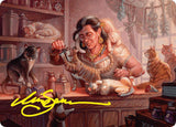 Cat Collector Art Card (1/54) (Gold-Stamped Signature) - Magic: The Gathering