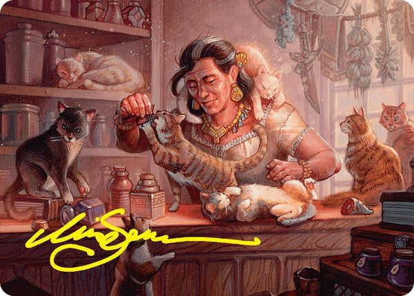 Cat Collector Art Card (1/54) (Gold-Stamped Signature) - Magic: The Gathering
