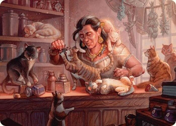 Cat Collector Art Card (1/54) - Magic: The Gathering