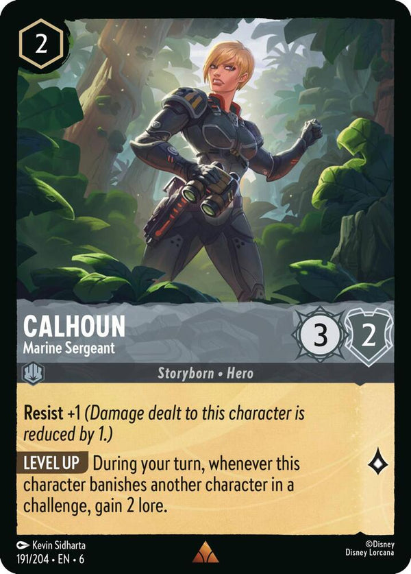 Calhoun - Marine Sergeant - Disney Lorcana