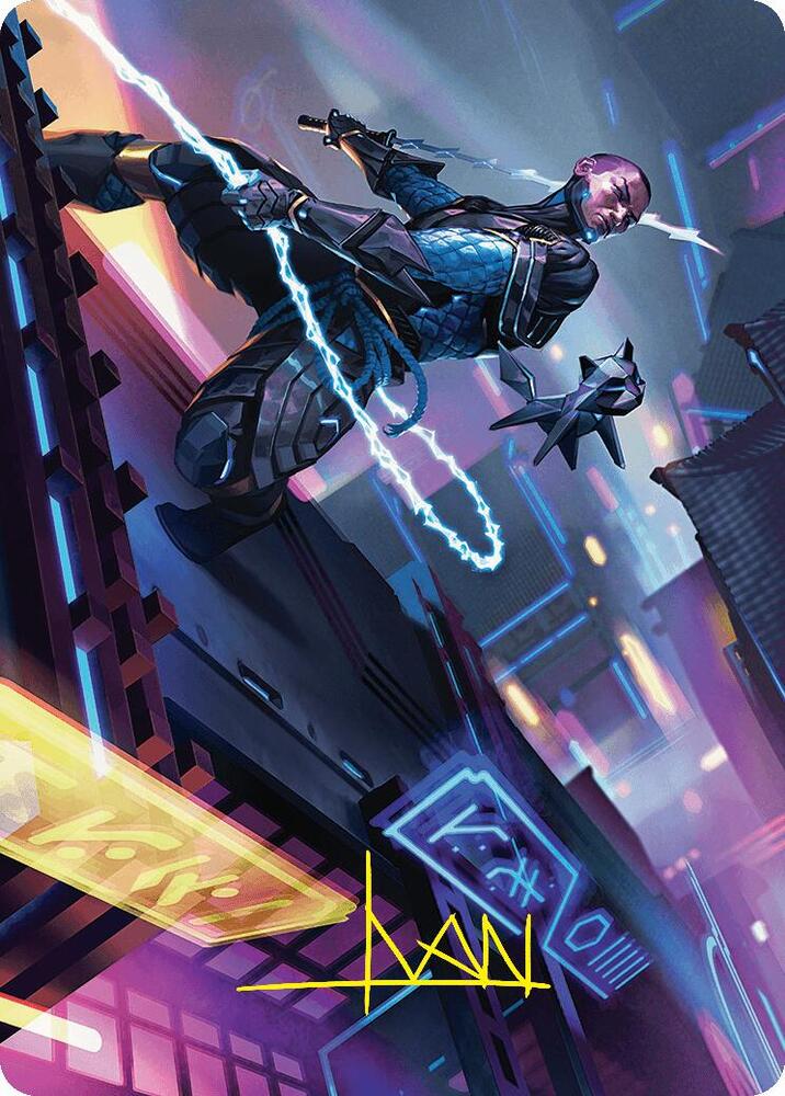 Kaito, Cunning Infiltrator Art Card (51/54) (Gold-Stamped Signature)