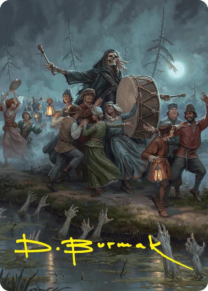 Blasphemous Edict Art Card (35/54) (Gold-Stamped Signature)