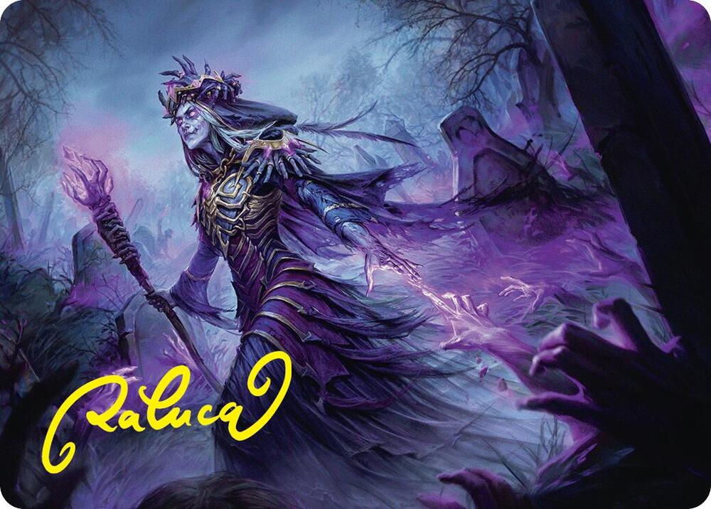 Zul Ashur, Lich Lord Art Card (10/54) (Gold-Stamped Signature)
