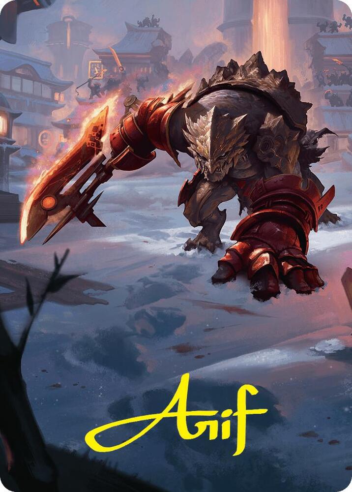 Searslicer Goblin Art Card (39/54) (Gold-Stamped Signature)