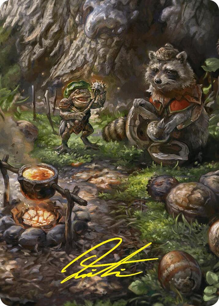 Sylvan Scavenging Art Card (46/54) (Gold-Stamped Signature)