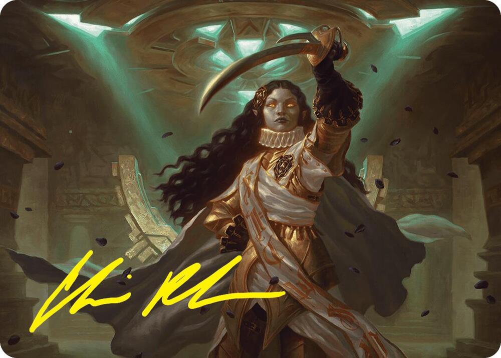 Elenda, Saint of Dusk Art Card (15/54) (Gold-Stamped Signature)