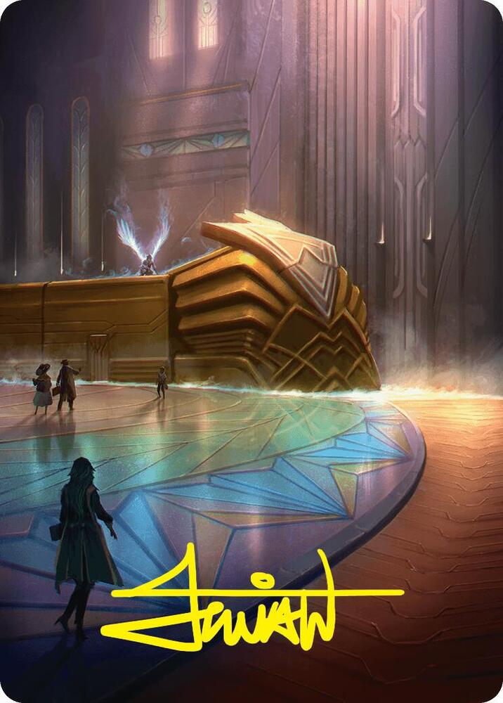 Plains Art Card (21/54) (Gold-Stamped Signature)