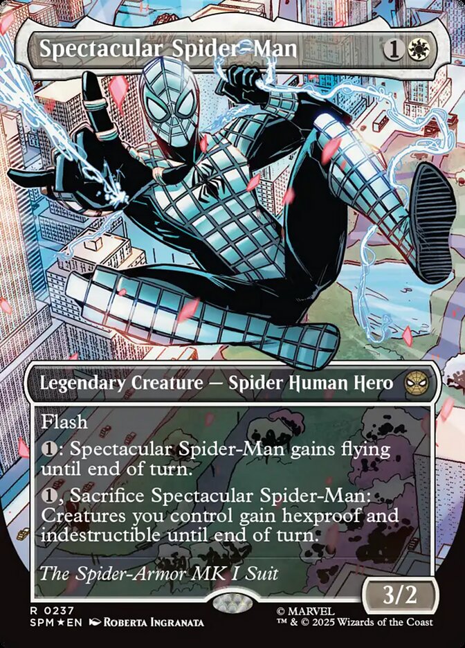 Spectacular Spider-Man (0237) (Borderless) (Textured Foil)