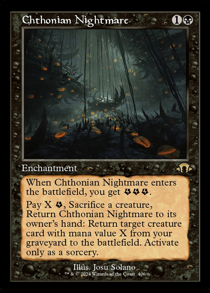 Chthonian Nightmare (Retro Frame)