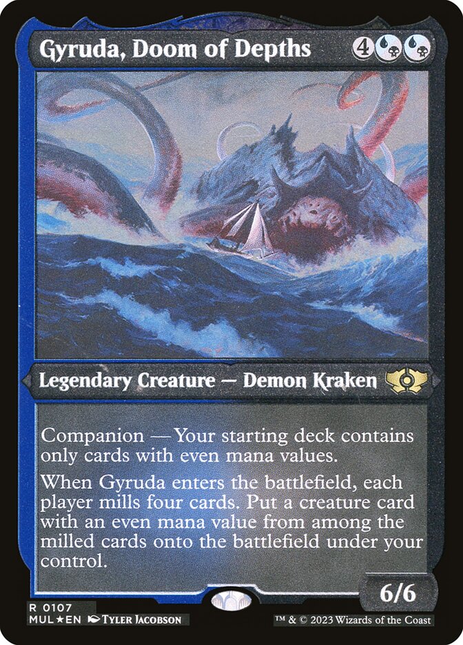 Gyruda, Doom of Depths (Foil Etched)