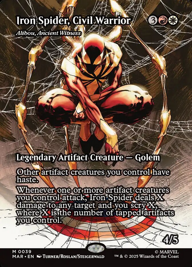 Iron Spider, Civil Warrior - Alibou, Ancient Witness (Borderless)