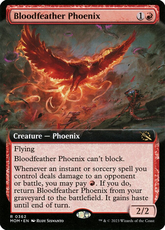 Bloodfeather Phoenix (Extended Art)