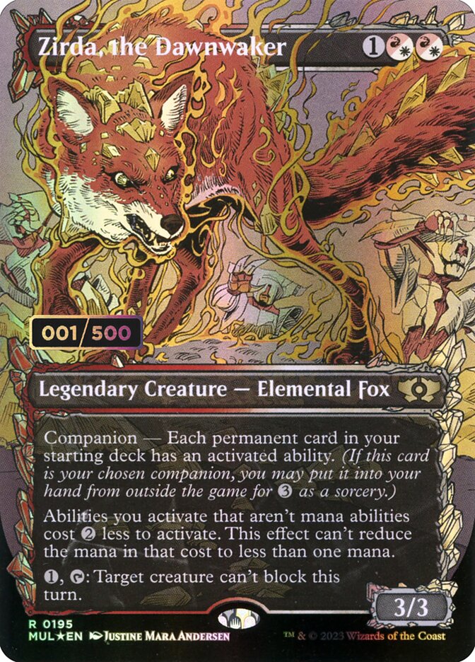 Zirda, the Dawnwaker (Serial Numbered)
