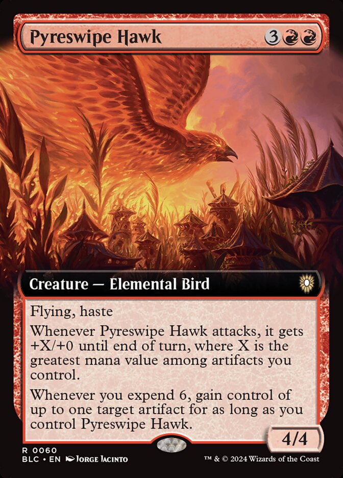 Pyreswipe Hawk (Extended Art)