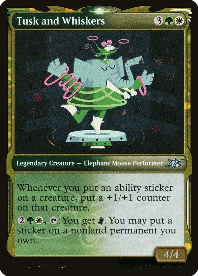 Tusk and Whiskers (Showcase) (Galaxy Foil)