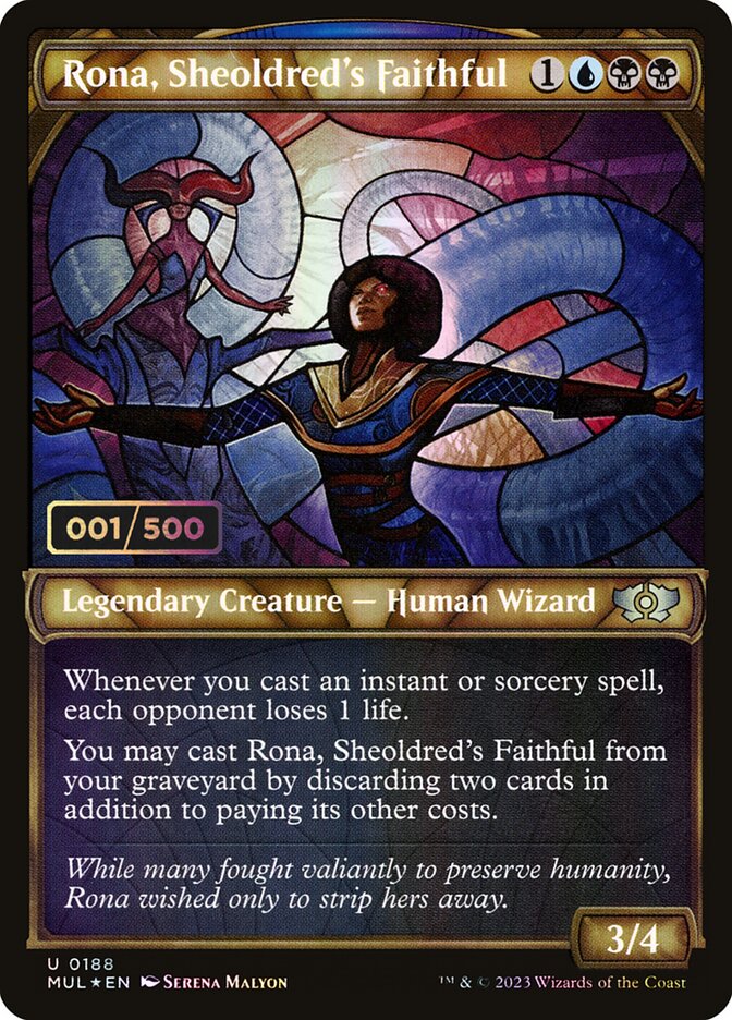 Rona, Sheoldred's Faithful (Serial Numbered)