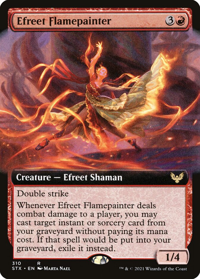 Efreet Flamepainter (Extended Art)