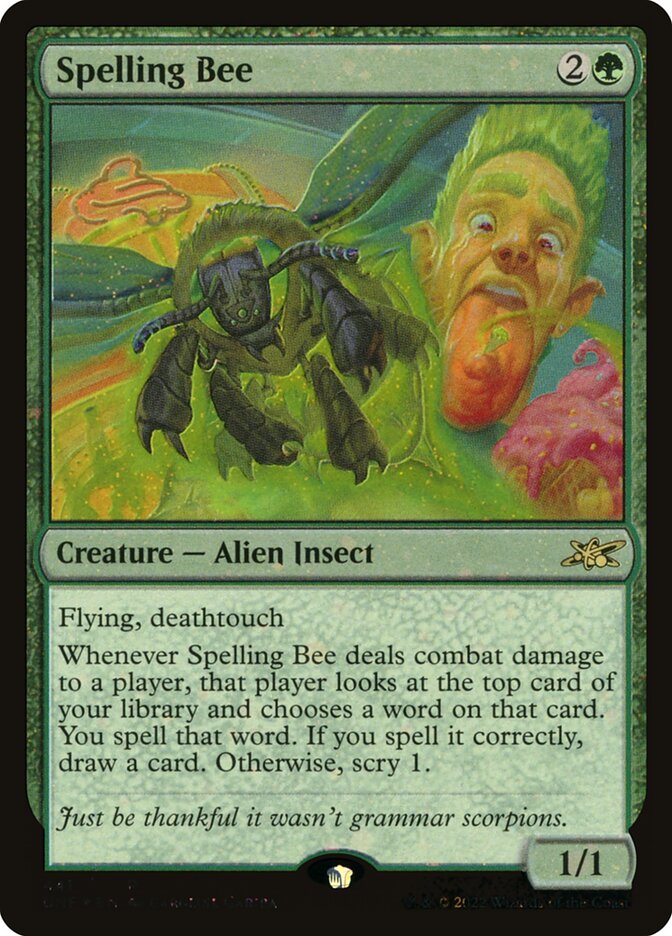 Spelling Bee (Galaxy Foil)