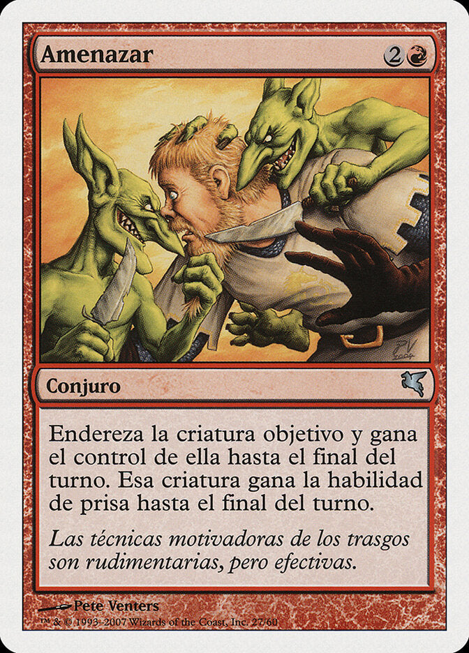 Threaten (Spanish) - "Amenazar" (I27)