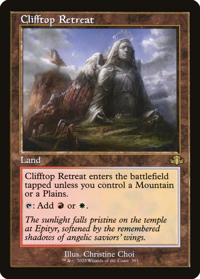 Clifftop Retreat (Retro Frame)