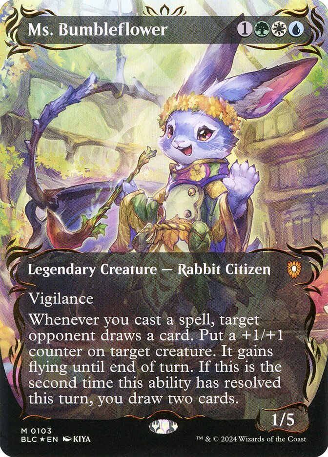 Ms. Bumbleflower (Borderless) (Raised Foil)