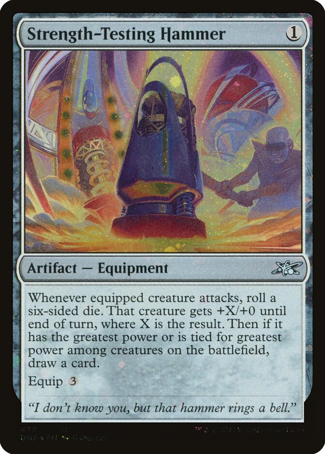 Strength-Testing Hammer (Galaxy Foil)