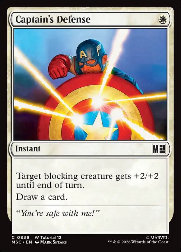 Captain's Defense (0836) - Magic: The Gathering