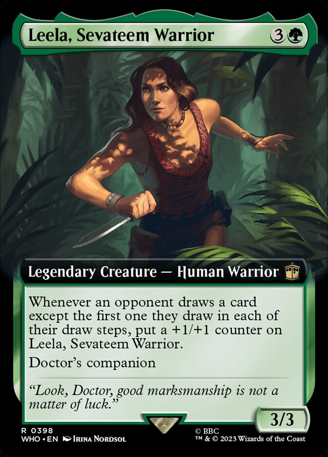 Leela, Sevateem Warrior (Extended Art)