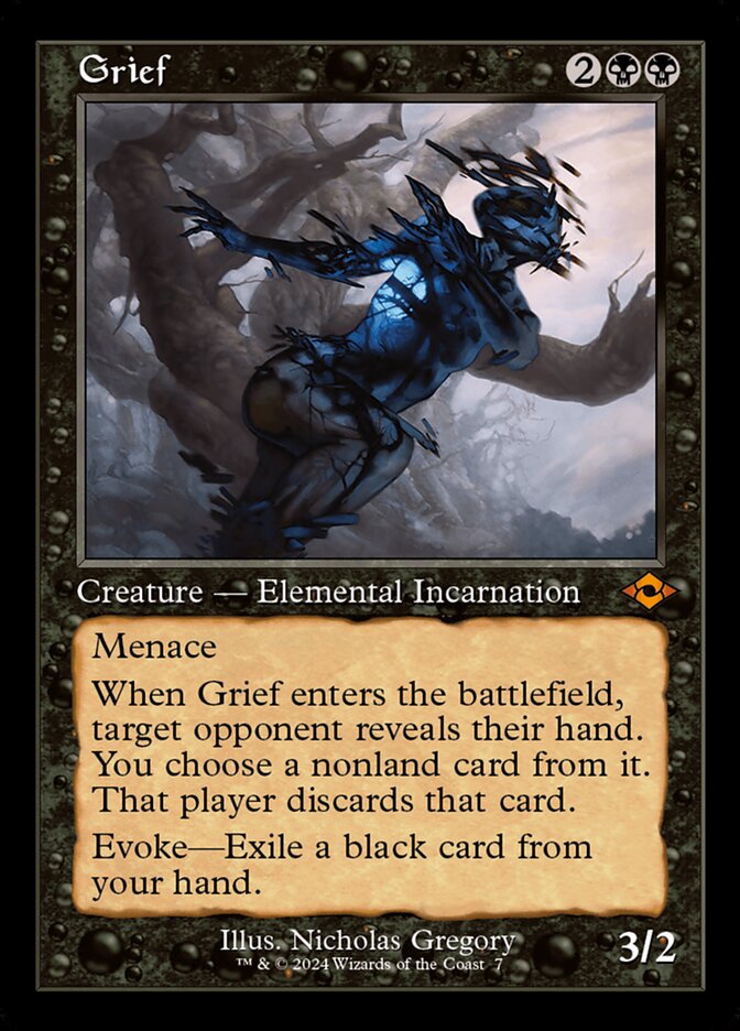 Grief (Retro Frame)