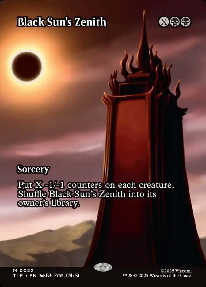 Black Sun's Zenith (Borderless)