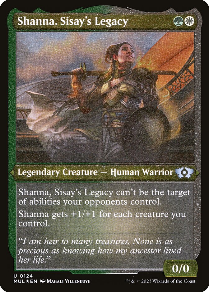 Shanna, Sisay's Legacy (Foil Etched)
