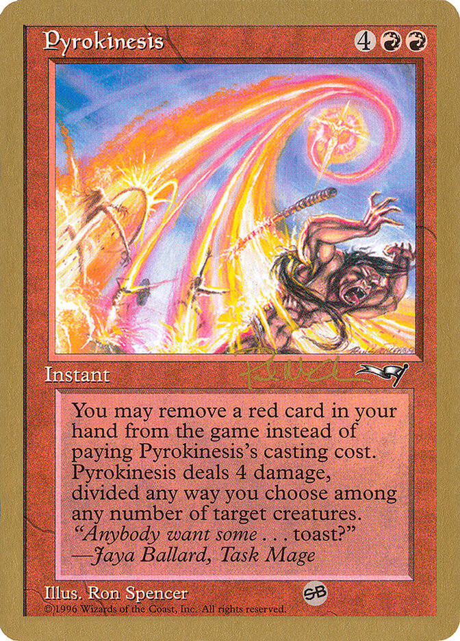 Pyrokinesis - 1997 Paul McCabe (ALL) (SB)