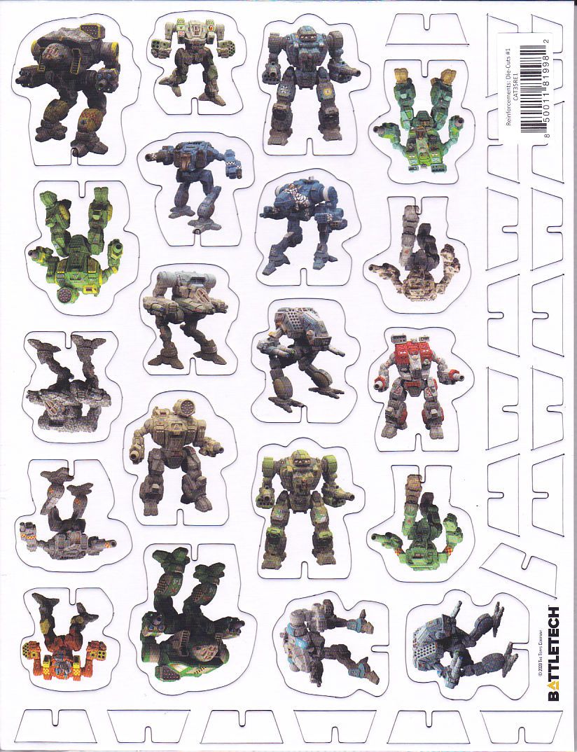 BattleTech: Reinforcements – Die-Cut Pack #1