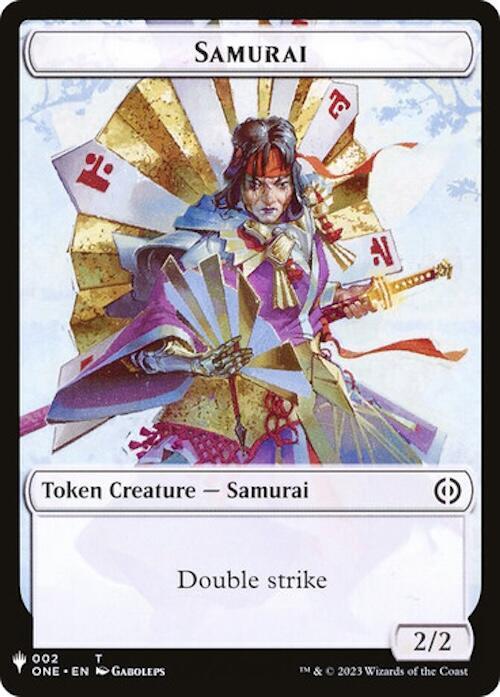 Samurai // Clue Double-Sided Token