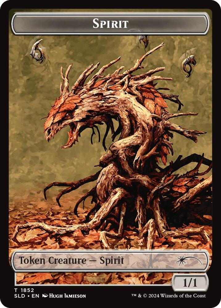 Spirit (SLD) // Clue (CMM) Double-Sided Token