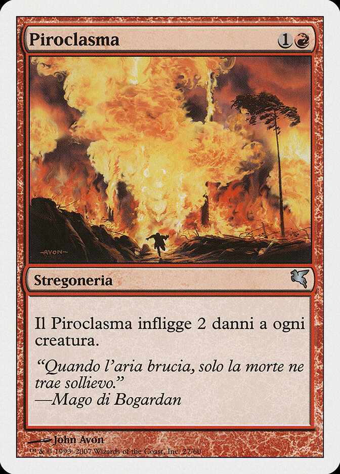 Pyroclasm (Italian) - "Piroclasma"