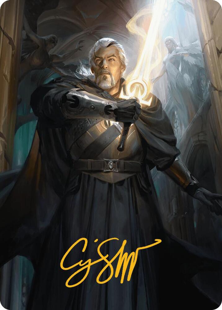 Odric, Lunarch Marshal Art Card (Gold-Stamped Signature)