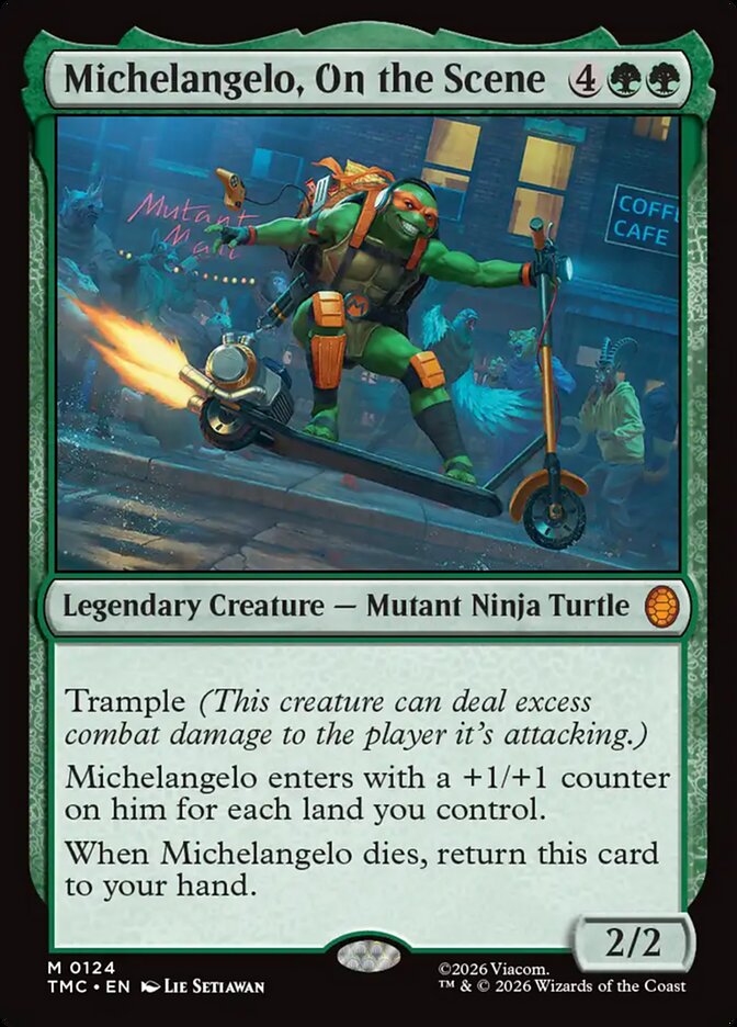 Michelangelo, On the Scene