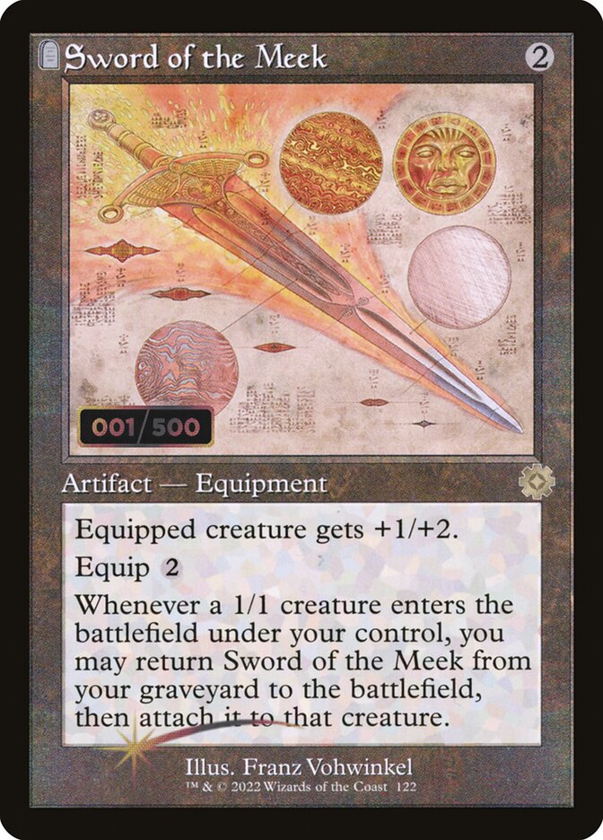 Sword of the Meek (Schematic) (Serial Numbered)