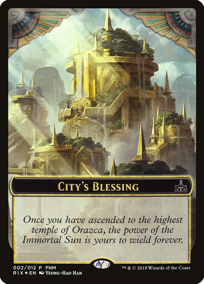 City's Blessing // Elemental Double-Sided Token