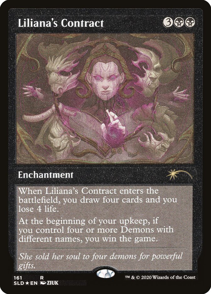 Liliana's Contract (161) (Foil Etched)