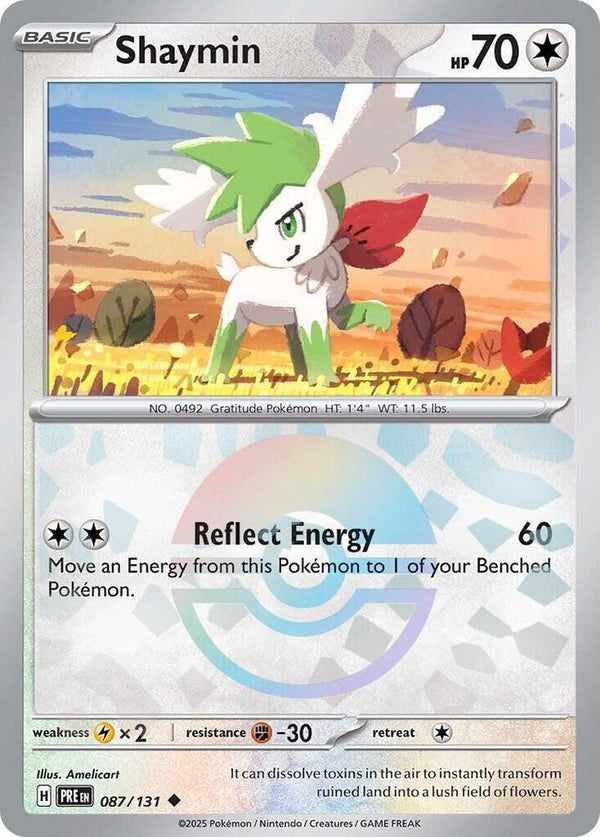 Shaymin (Poke Ball Pattern) (PRE 087/131) - Pokémon