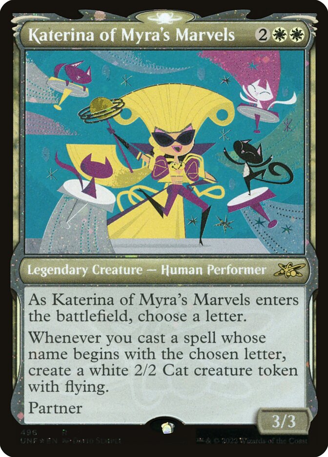 Katerina of Myra's Marvels (Showcase) (Galaxy Foil)
