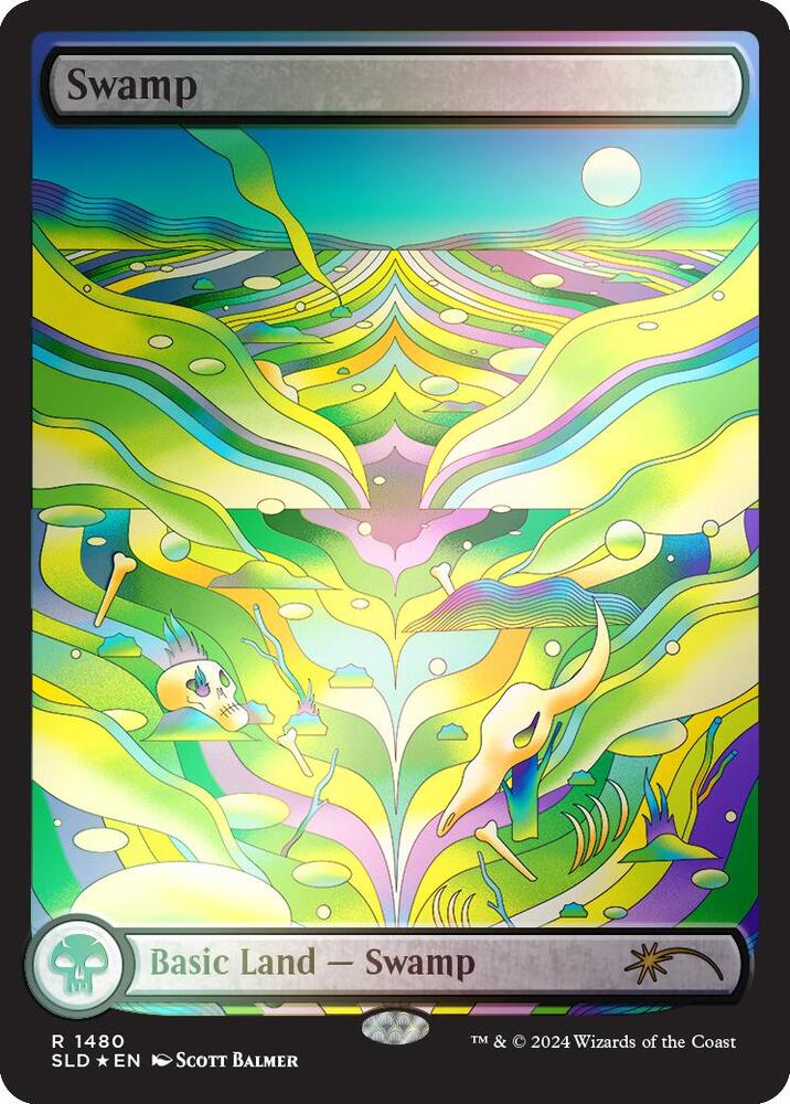 Swamp (1480) (Rainbow Foil)