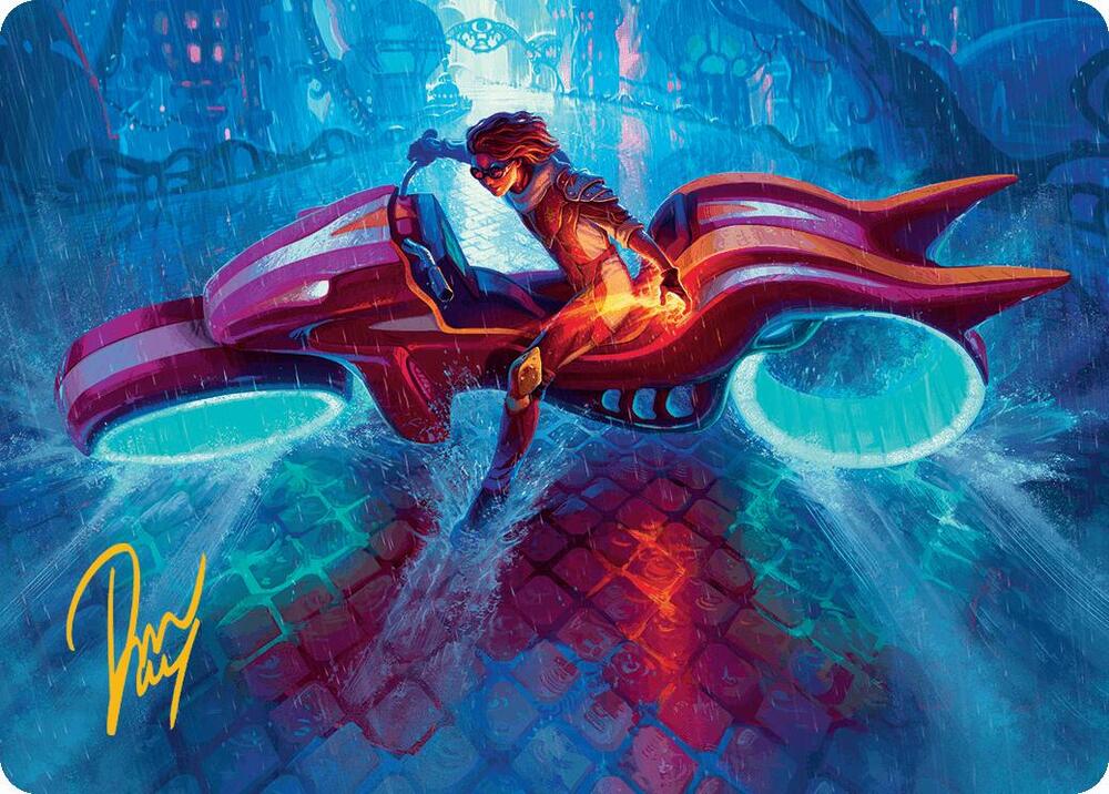 Chandra, Spark Hunter Art Card (Gold-Stamped Signature)